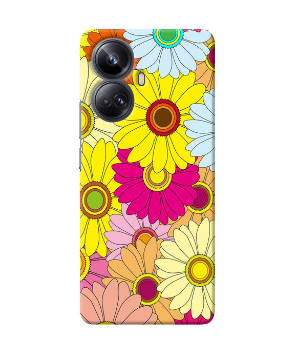 Abstract colorful flowers Realme 10 Pro plus 5G Back Cover