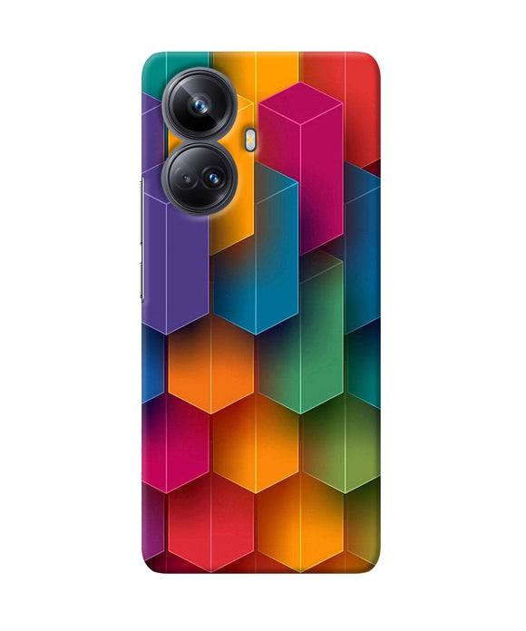 Abstract rectangle print Realme 10 Pro plus 5G Back Cover