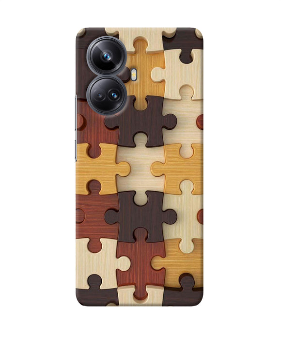 Wooden puzzle Realme 10 Pro plus 5G Back Cover