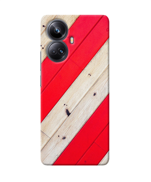 Abstract red brown wooden Realme 10 Pro plus 5G Back Cover