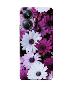 White violet flowers Realme 10 Pro plus 5G Back Cover