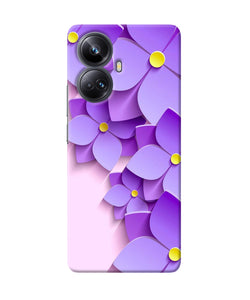 Violet flower craft Realme 10 Pro plus 5G Back Cover