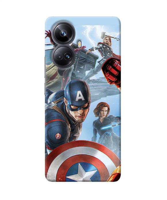 Avengers on the sky Realme 10 Pro plus 5G Back Cover