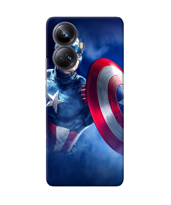 Captain america on sky Realme 10 Pro plus 5G Back Cover