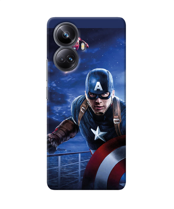 Captain with ironman Realme 10 Pro plus 5G Back Cover