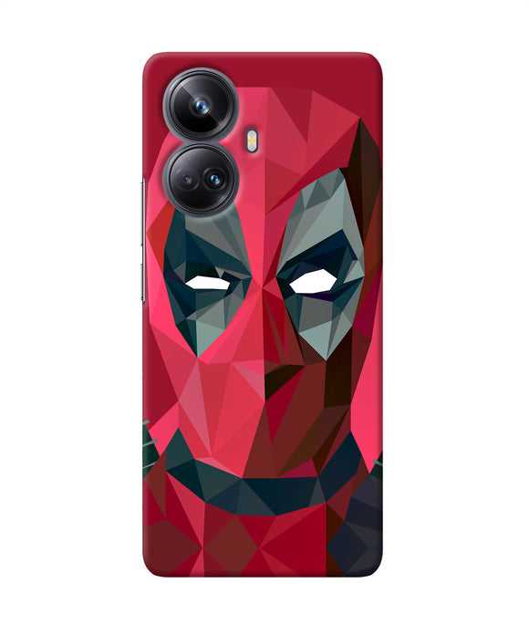 Abstract deadpool full mask Realme 10 Pro plus 5G Back Cover