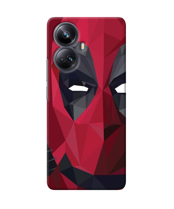 Abstract deadpool half mask Realme 10 Pro plus 5G Back Cover