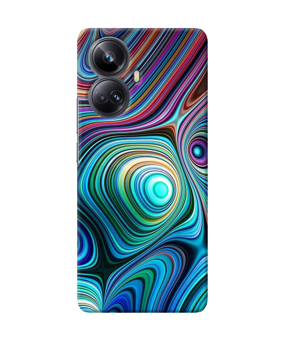 Abstract coloful waves Realme 10 Pro plus 5G Back Cover