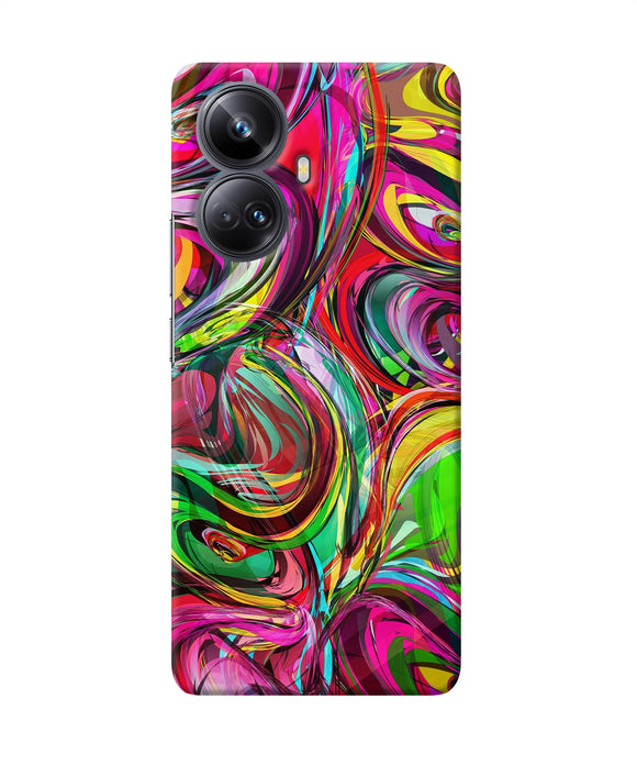 Abstract colorful ink Realme 10 Pro plus 5G Back Cover