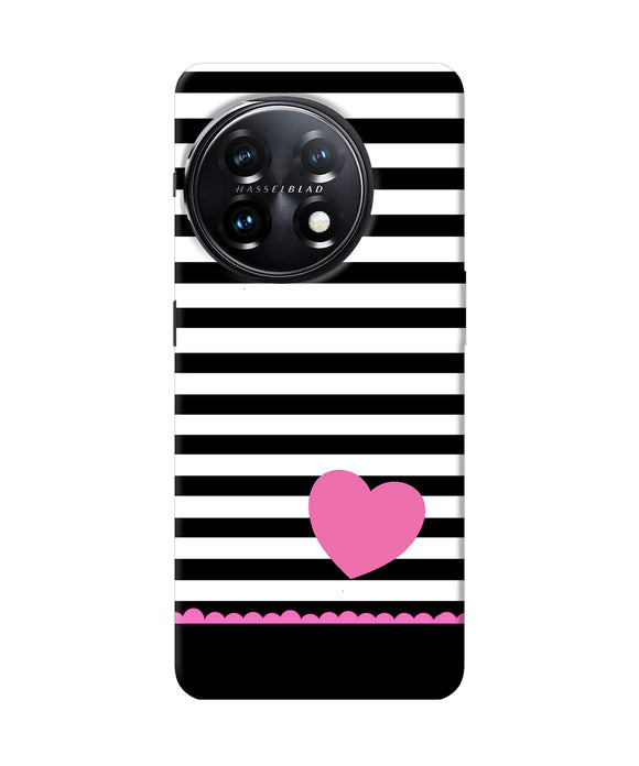 Abstract heart OnePlus 11 5G Back Cover