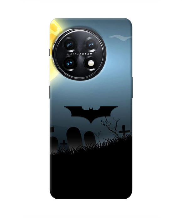 Batman Scary cemetry OnePlus 11 5G Real 4D Back Cover