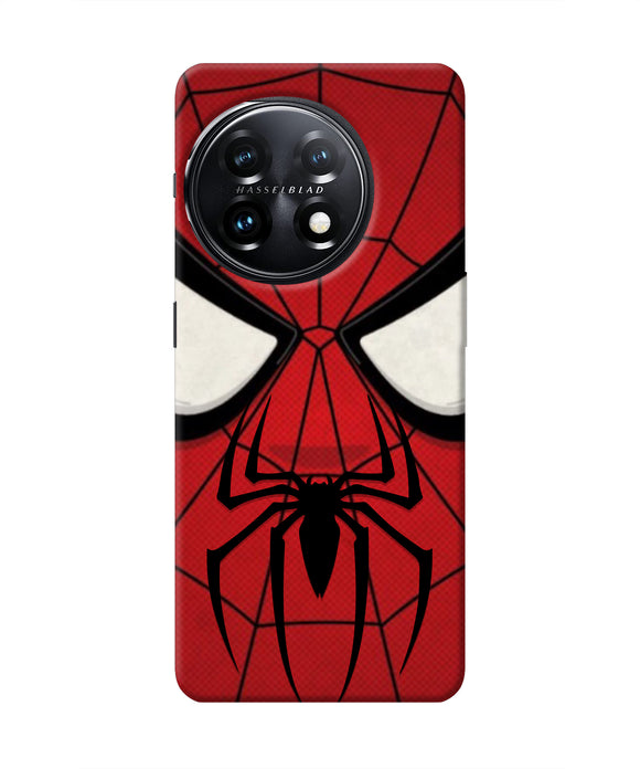 Spiderman Face OnePlus 11 5G Real 4D Back Cover