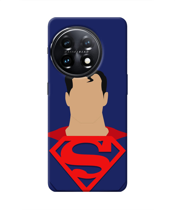 Superman Cape OnePlus 11 5G Real 4D Back Cover