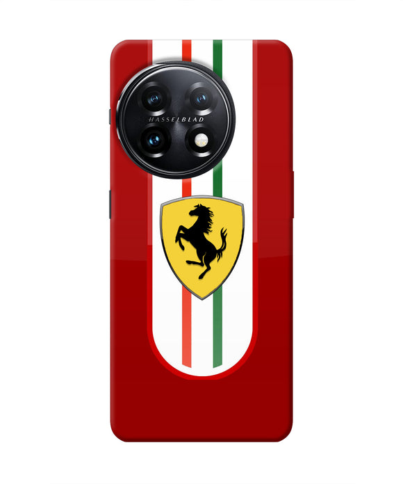Ferrari Art OnePlus 11 5G Real 4D Back Cover
