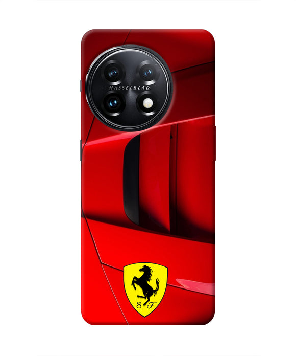 Ferrari Car OnePlus 11 5G Real 4D Back Cover