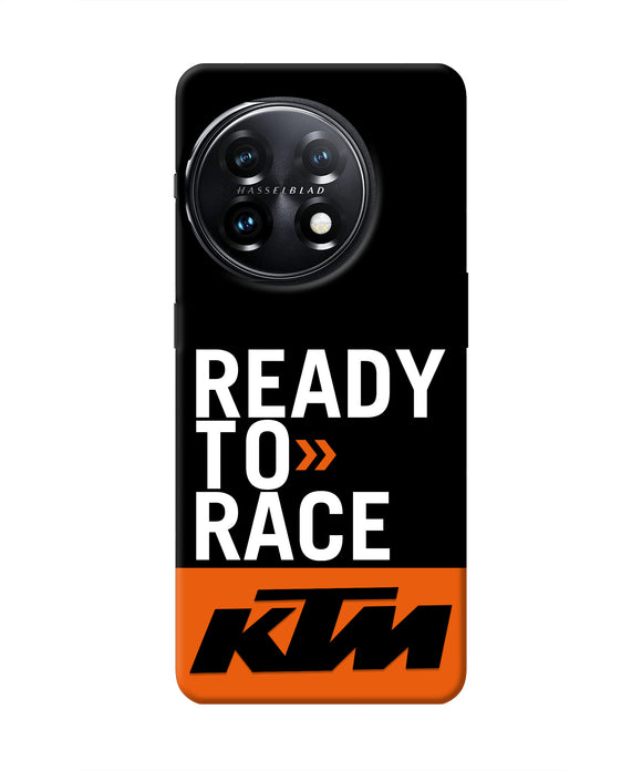 KTM Ready To Race OnePlus 11 5G Real 4D Back Cover