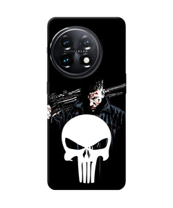 Punisher Character OnePlus 11 5G Real 4D Back Cover