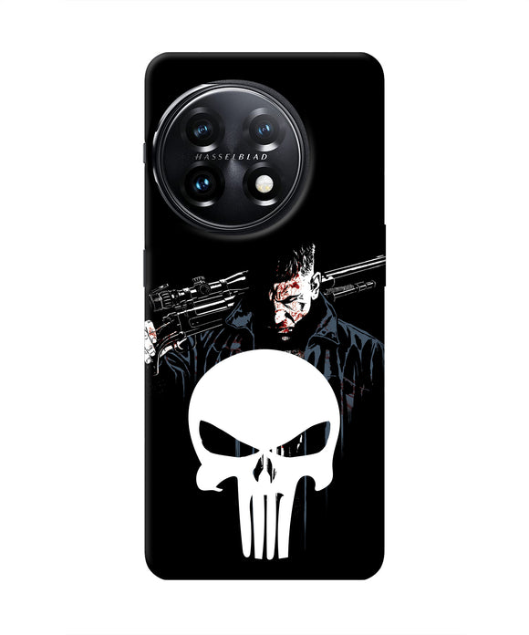 Punisher Character OnePlus 11 5G Real 4D Back Cover
