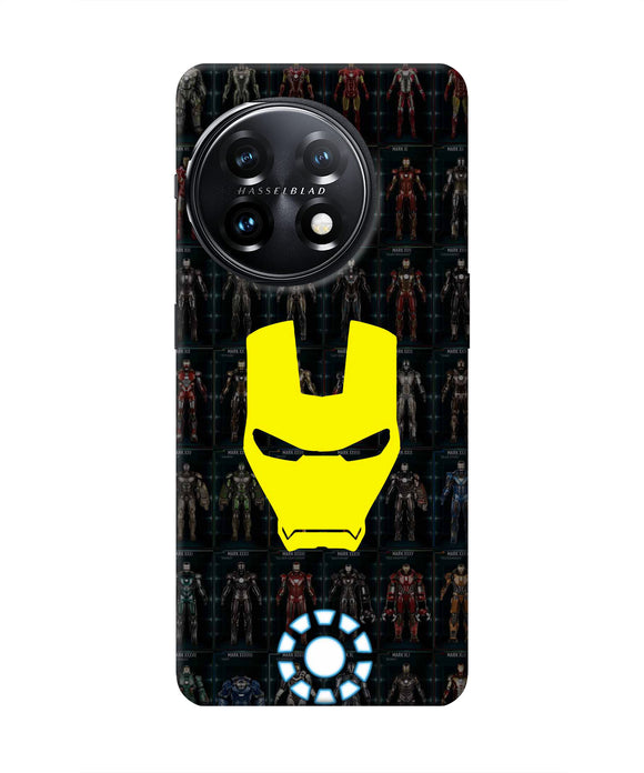 Iron Man Suit OnePlus 11 5G Real 4D Back Cover