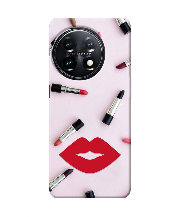 Lips Lipstick Shades OnePlus 11 5G Real 4D Back Cover