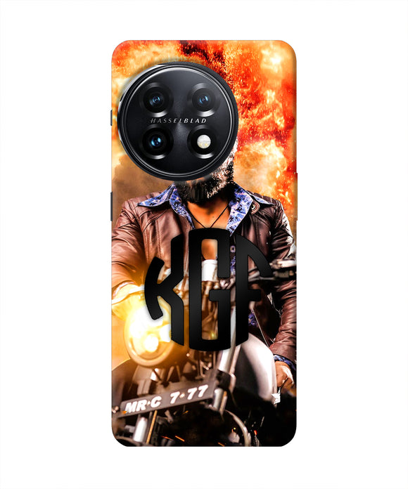 Rocky Bhai on Bike OnePlus 11 5G Real 4D Back Cover