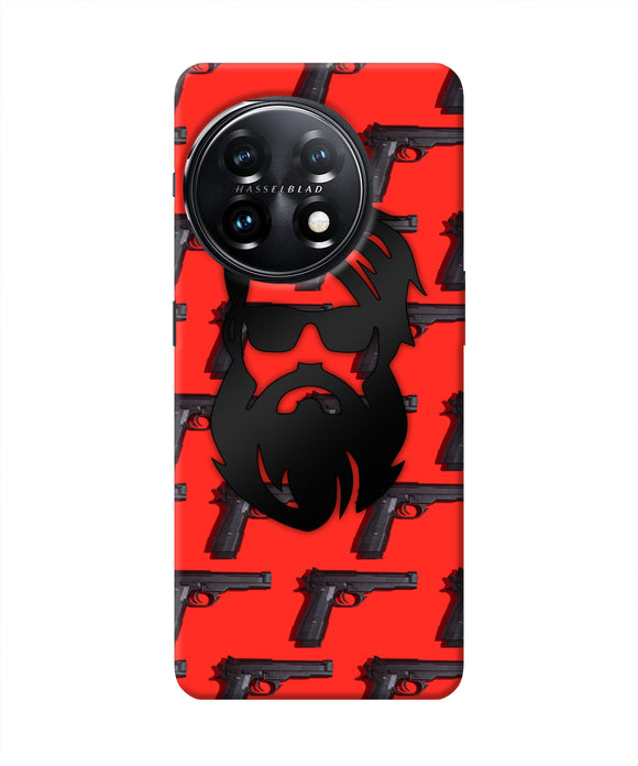 Rocky Bhai Beard Look OnePlus 11 5G Real 4D Back Cover
