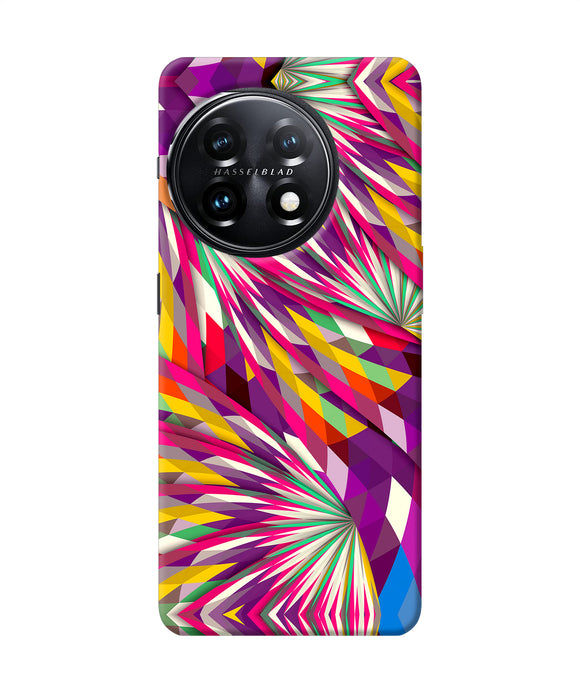 Abstract colorful print OnePlus 11 5G Back Cover