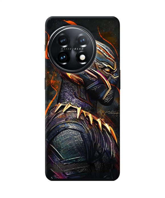 Black panther side face OnePlus 11 5G Back Cover