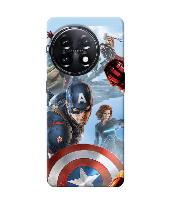 Avengers on the sky OnePlus 11 5G Back Cover