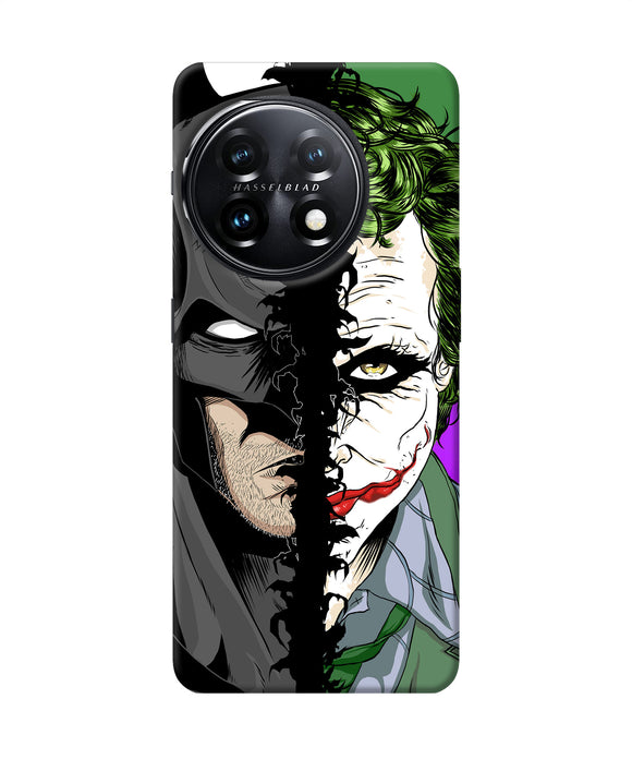 Batman vs joker half face OnePlus 11 5G Back Cover