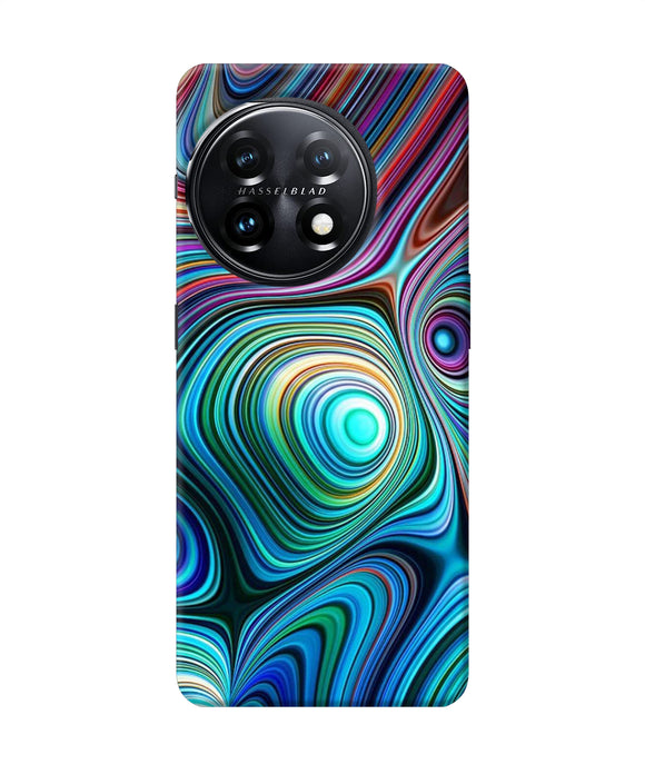 Abstract coloful waves OnePlus 11 5G Back Cover