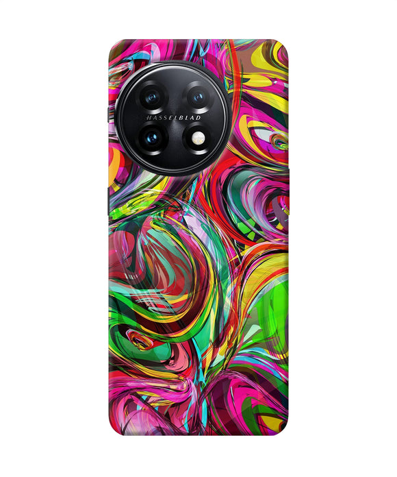 Abstract colorful ink OnePlus 11 5G Back Cover