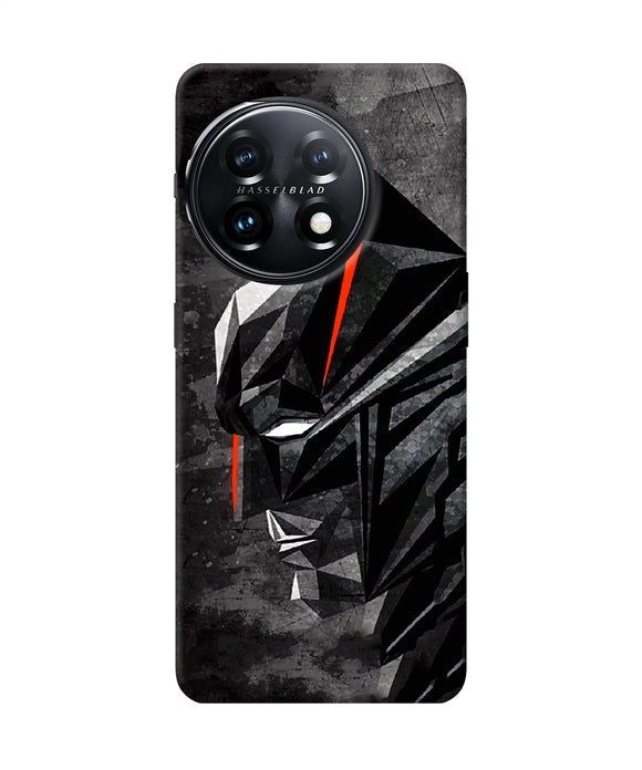 Batman black side face OnePlus 11 5G Back Cover