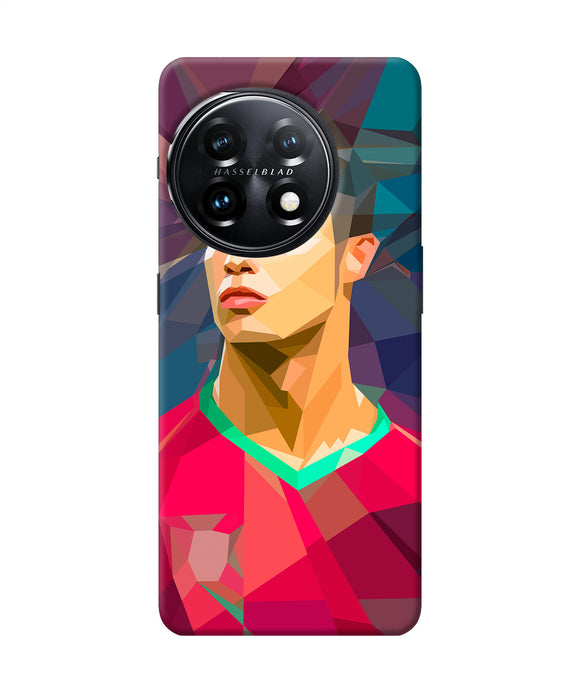 Abstract ronaldo OnePlus 11 5G Back Cover