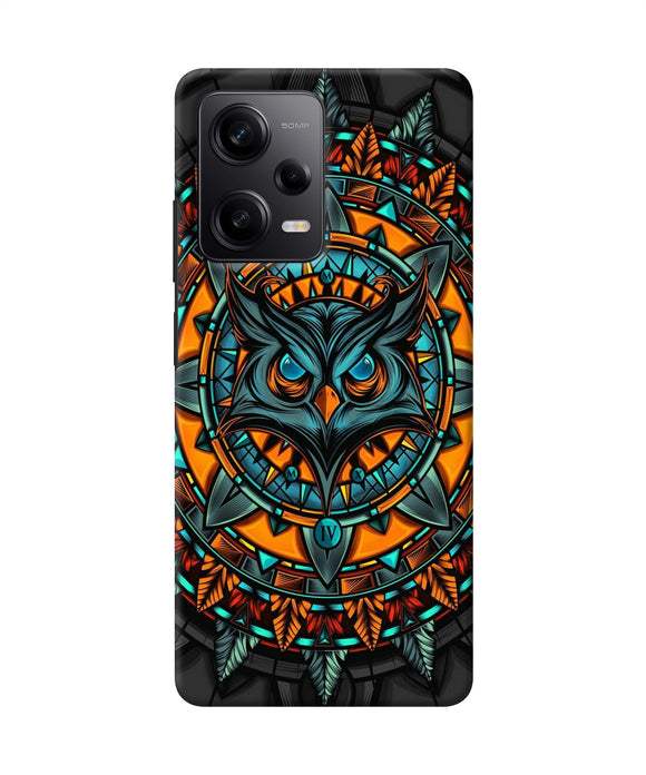 Angry Owl Art Redmi Note 12 5G Back Cover