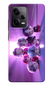 BTS Chibi Redmi Note 12 5G Back Cover