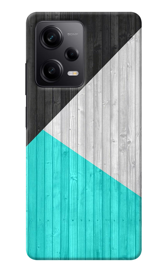 Wooden Abstract Redmi Note 12 5G Back Cover