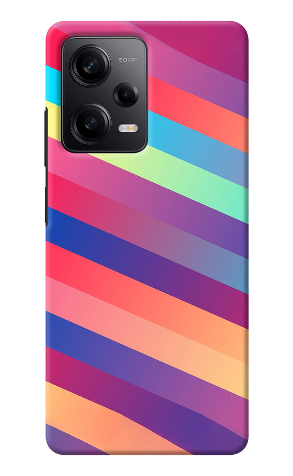 Stripes color Redmi Note 12 5G Back Cover