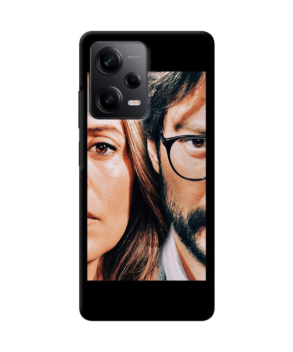 Money Heist Professor With Rachel Redmi Note 12 5G Back Cover