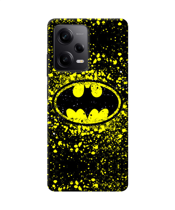 Batman last knight print yellow Redmi Note 12 5G Back Cover