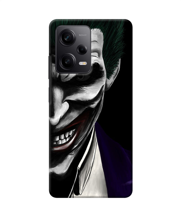 The joker black Redmi Note 12 5G Back Cover