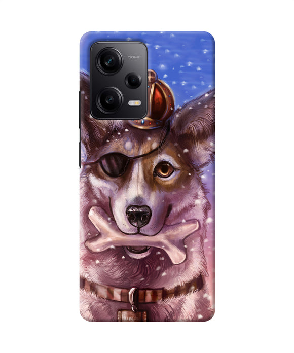 Pirate wolf Redmi Note 12 5G Back Cover