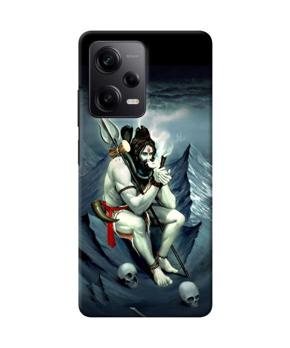 Lord shiva chillum Redmi Note 12 5G Back Cover