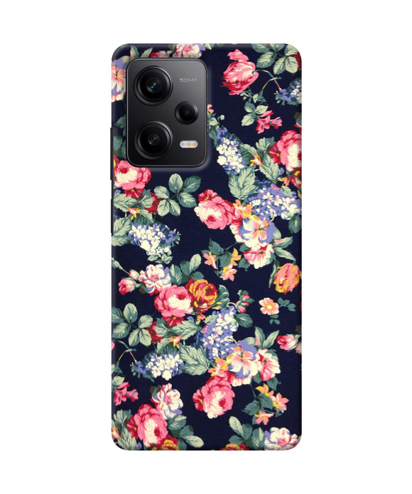 Natural flower print Redmi Note 12 5G Back Cover