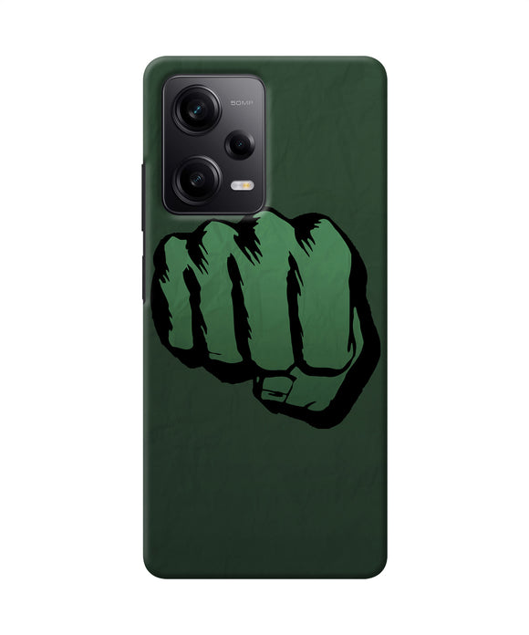 Hulk smash logo Redmi Note 12 5G Back Cover