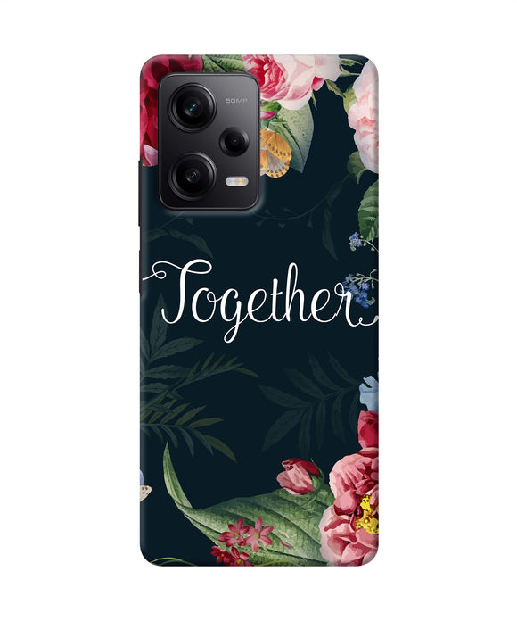 Together flower Redmi Note 12 5G Back Cover