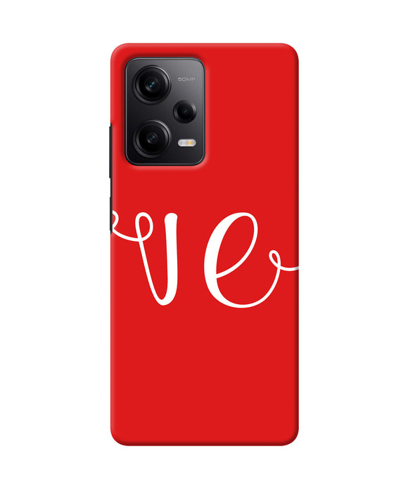 Love two Redmi Note 12 5G Back Cover