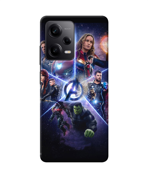 Avengers super hero poster Redmi Note 12 5G Back Cover