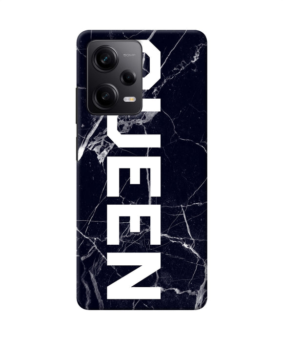 Queen marble text Redmi Note 12 5G Back Cover