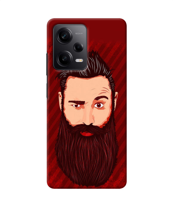 Beardo character Redmi Note 12 5G Back Cover